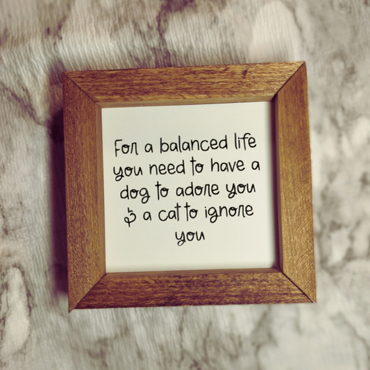 Balanced Life Sign