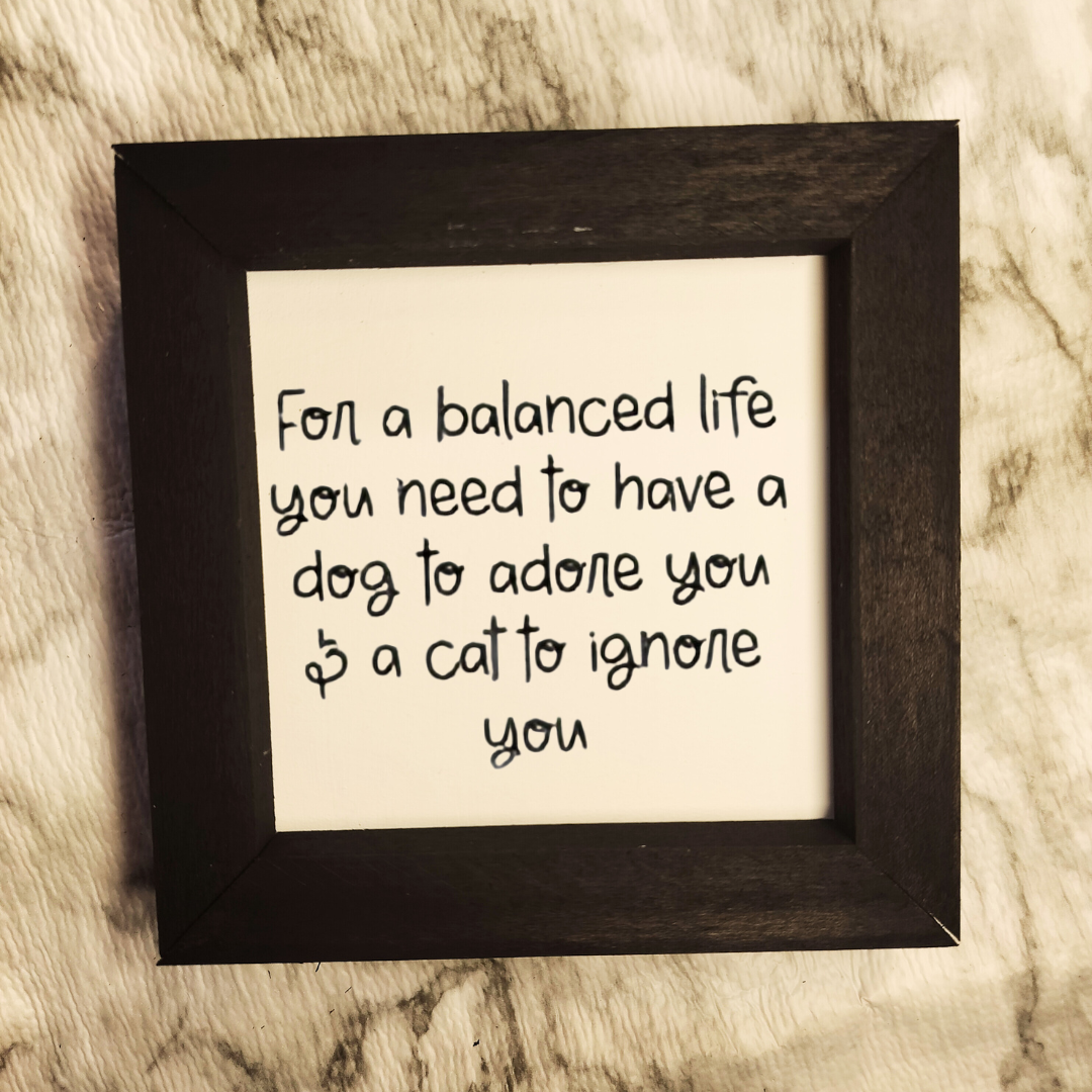 Balanced Life Sign