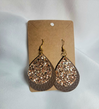 Faux Leather Earrings