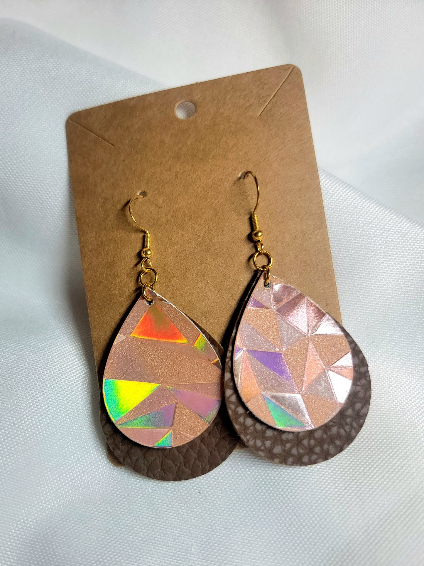 Faux Leather Earrings