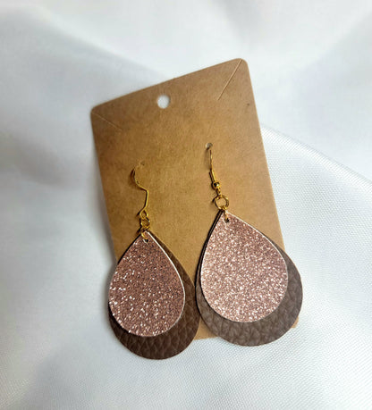 Faux Leather Earrings