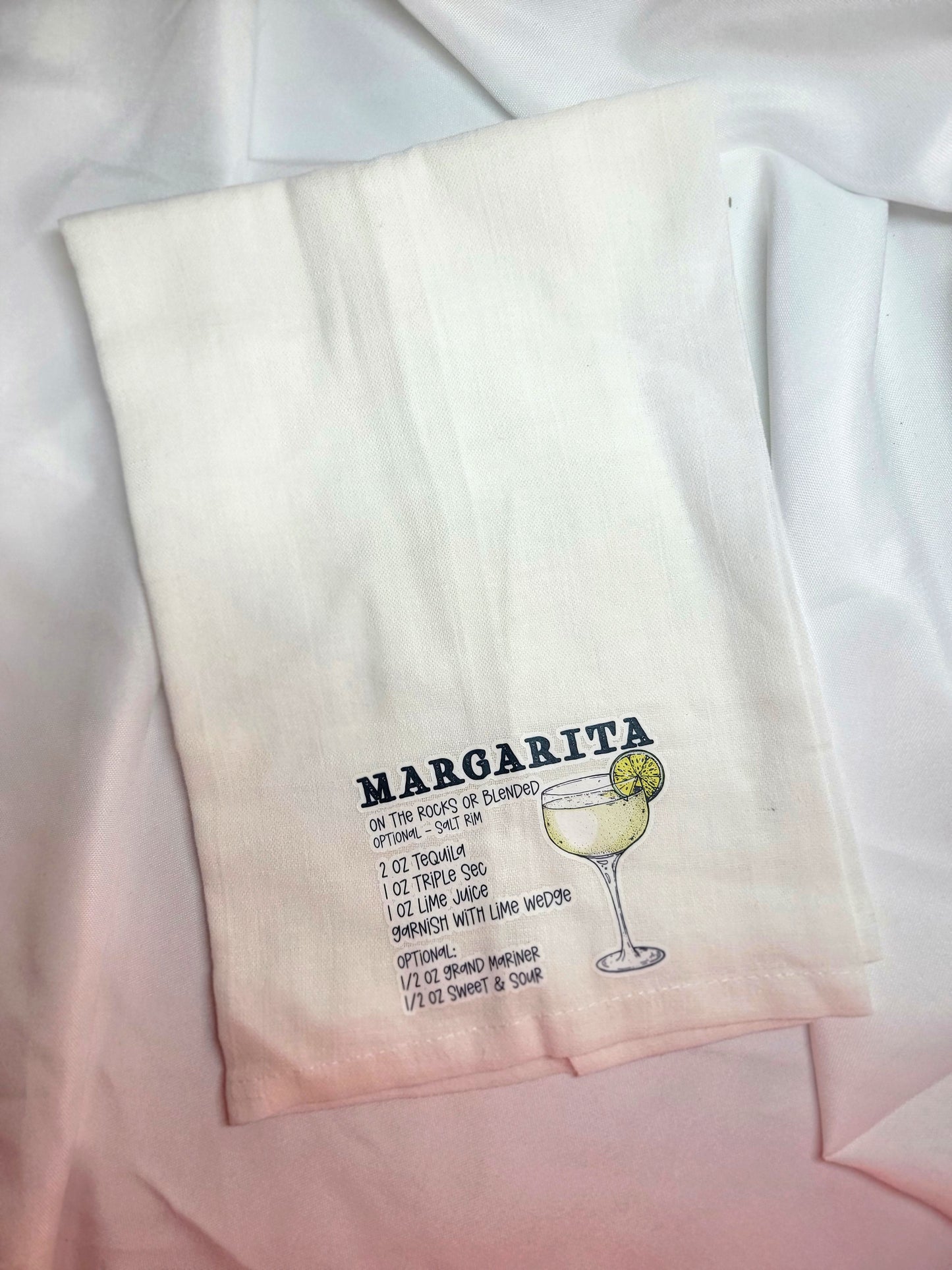 Alcoholic Drink Recipe Tea Towels