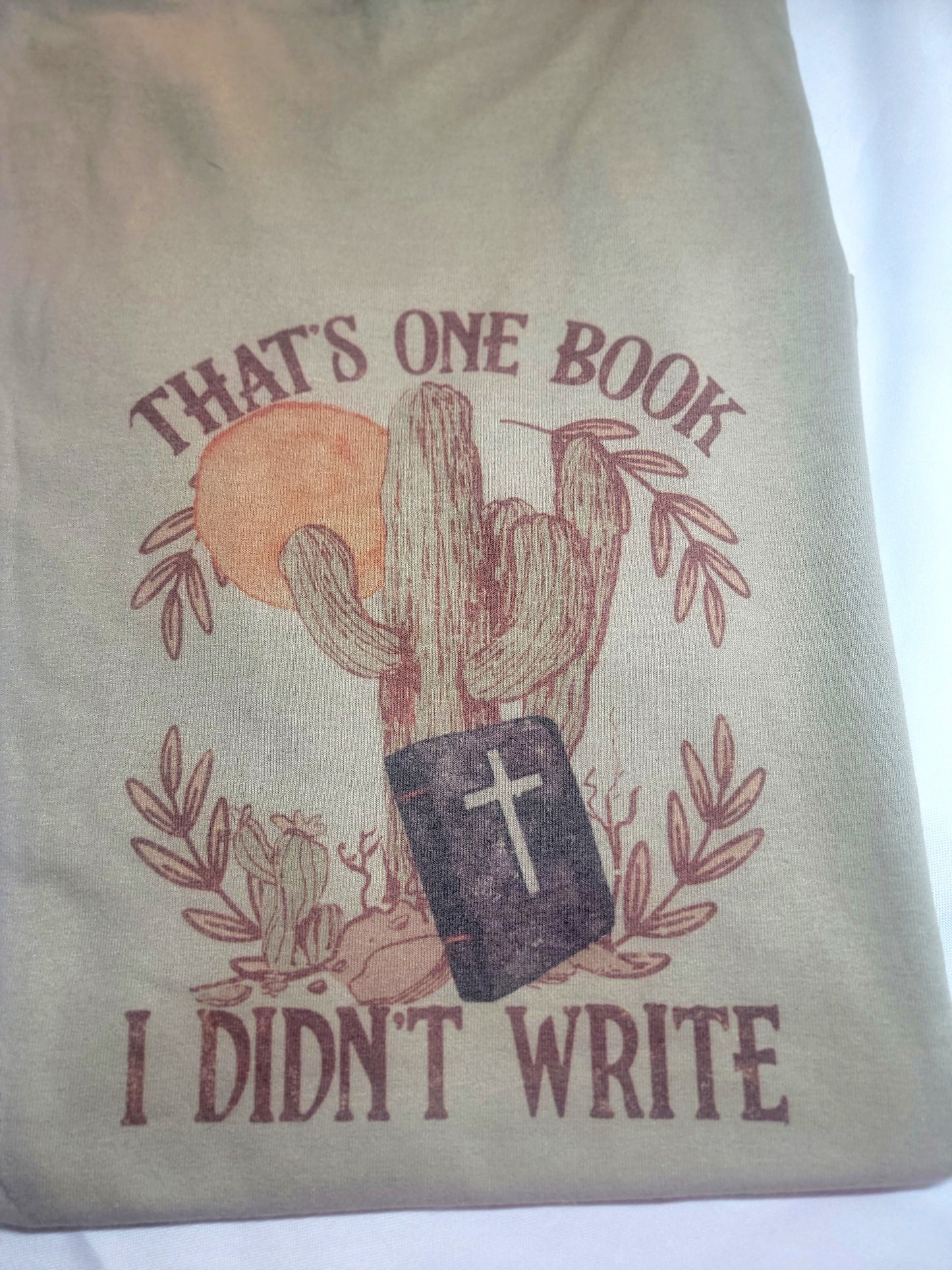 One book tshirt size medium