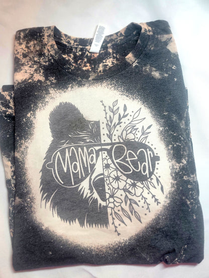 Mama bear bleached shirt size medium