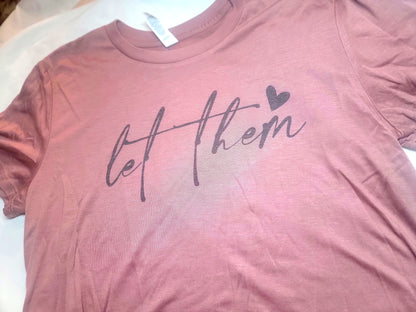 Let them cropped tshirt size medium