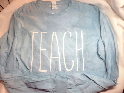 Teach long sleeve tie dye size medium