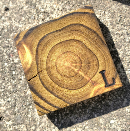 Woodburned Coasters