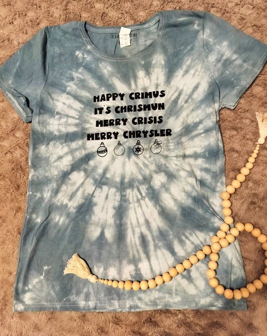 Happy Crimus Tie Dye Tshirt