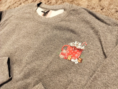 Christmas Cocoa Sweatshirt- size medium