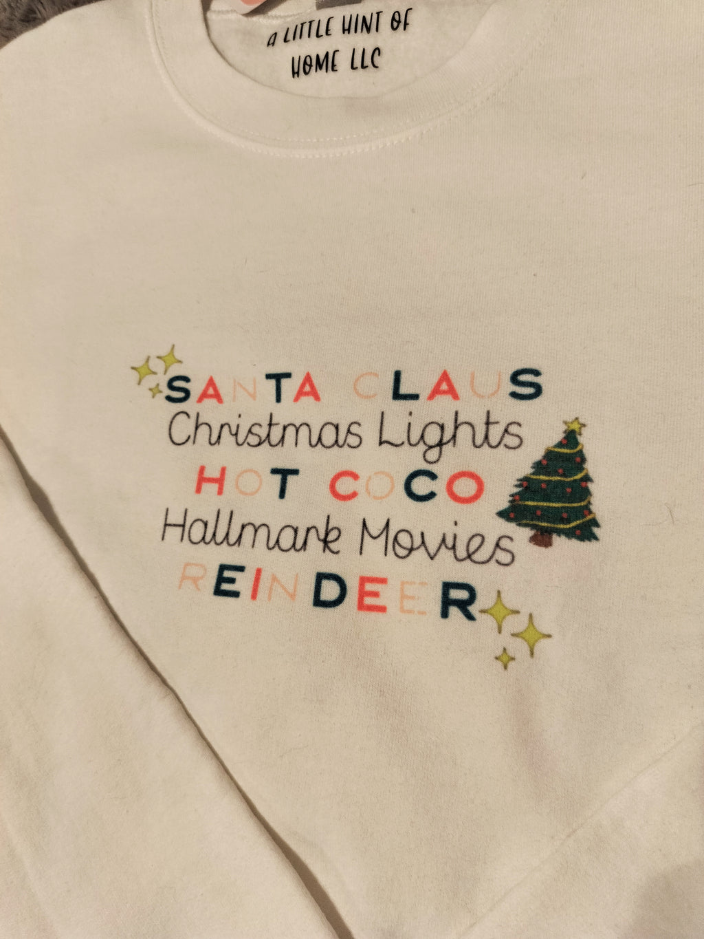 Chirstmas things sweatshirts- Size medium