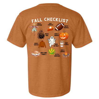 Fall Checklist Apparel