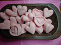 pink heart shaped wax melts