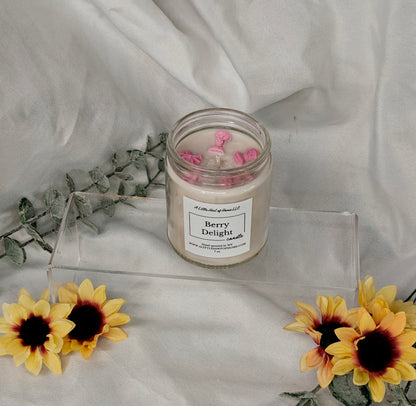 Berry Delight Bow Soy Candle