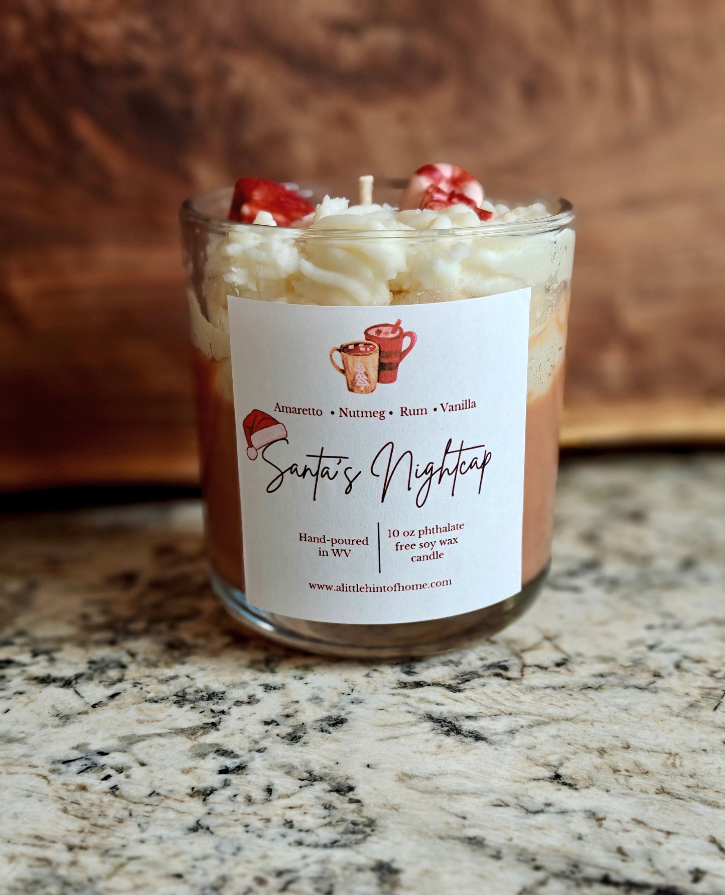 Santa's Nightcap Soy Candle