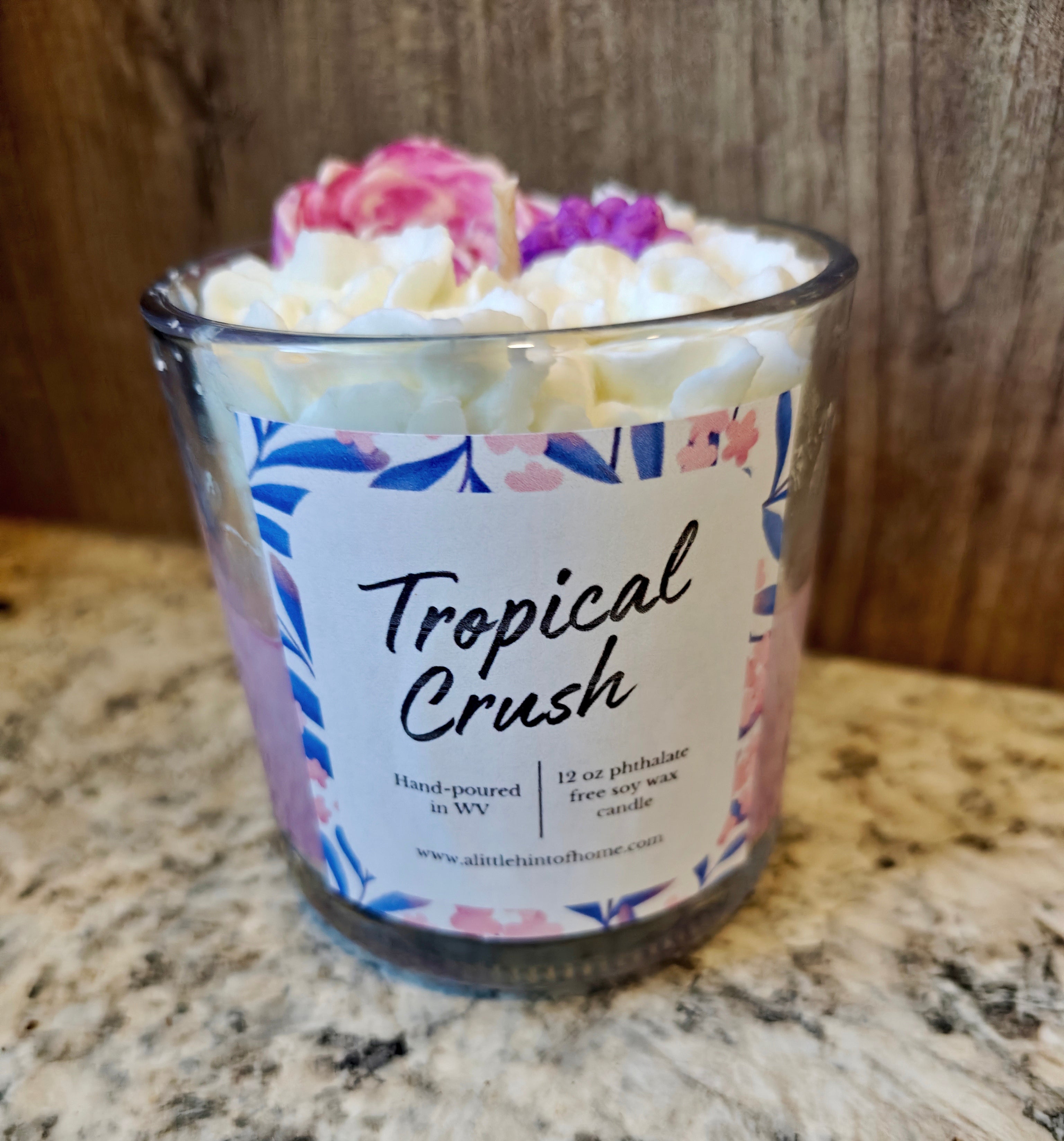 Whipped Decorative Tropical Crush Soy Wax Candle