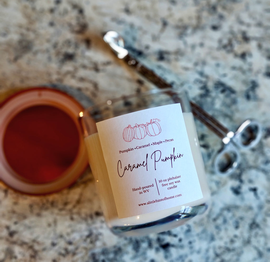 wood wick soy candles with copper lids